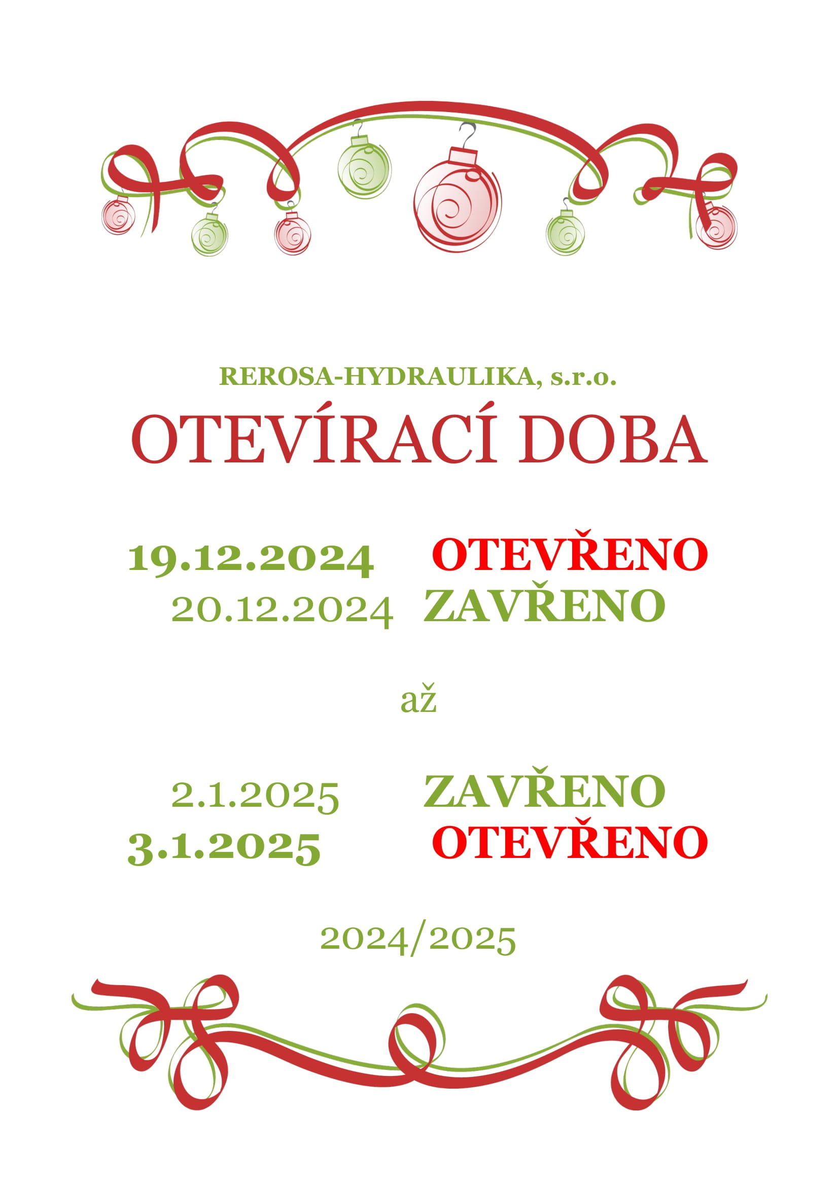 otevírací doba